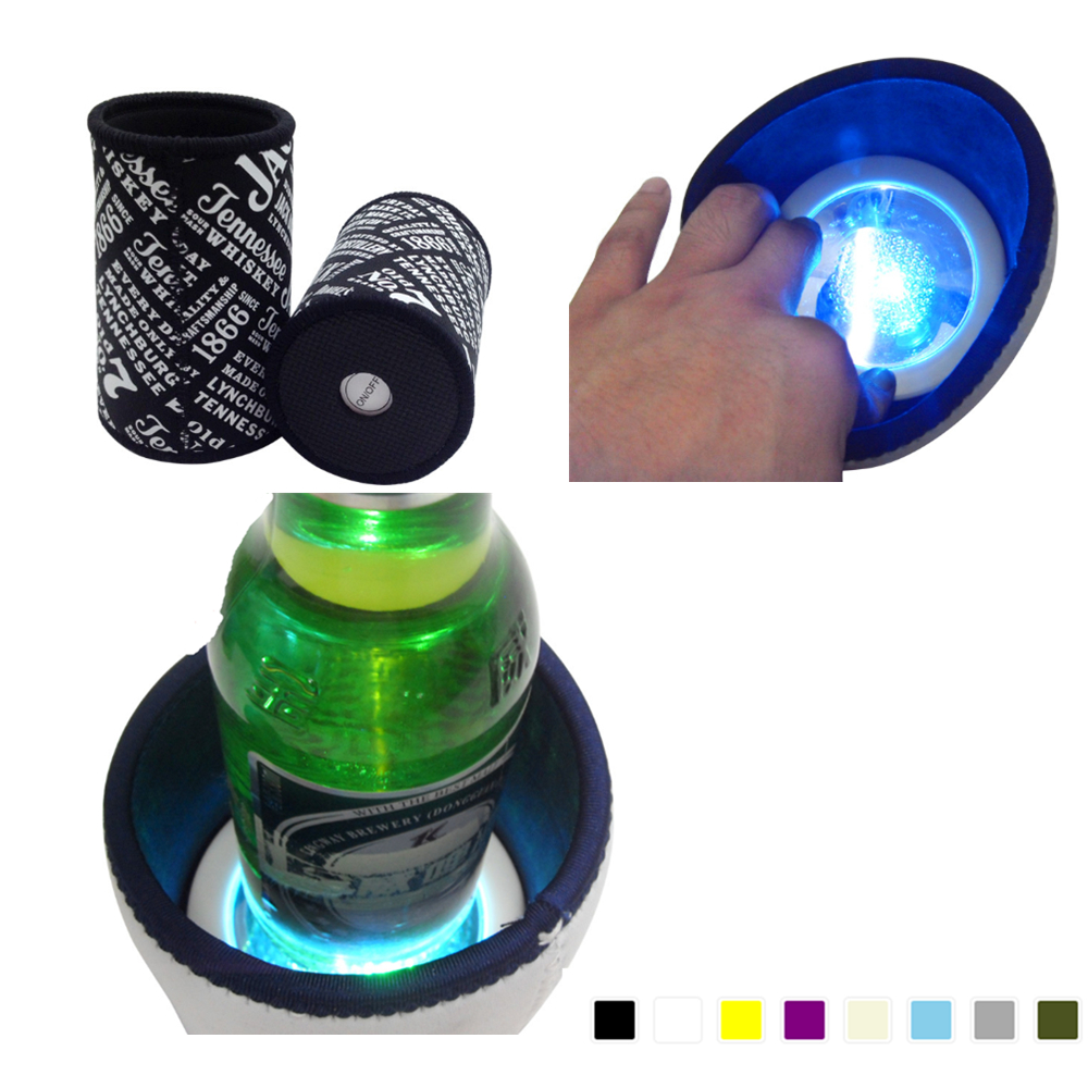 LED Bottom Neoprene Can Coolie 2