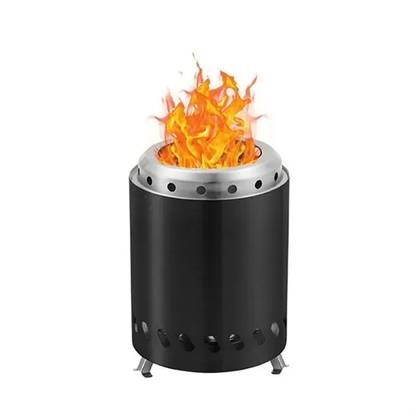 Outdoor Camping Fire Pit - Portable Steel Bonfire Ring 3