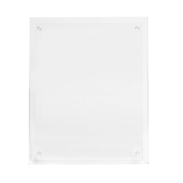 Large Certificate Holder - Clear on Clear - 8" x 10" Insert 1