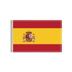 National Flag, Spain, Double-Sided - 72"W x 48"H 1