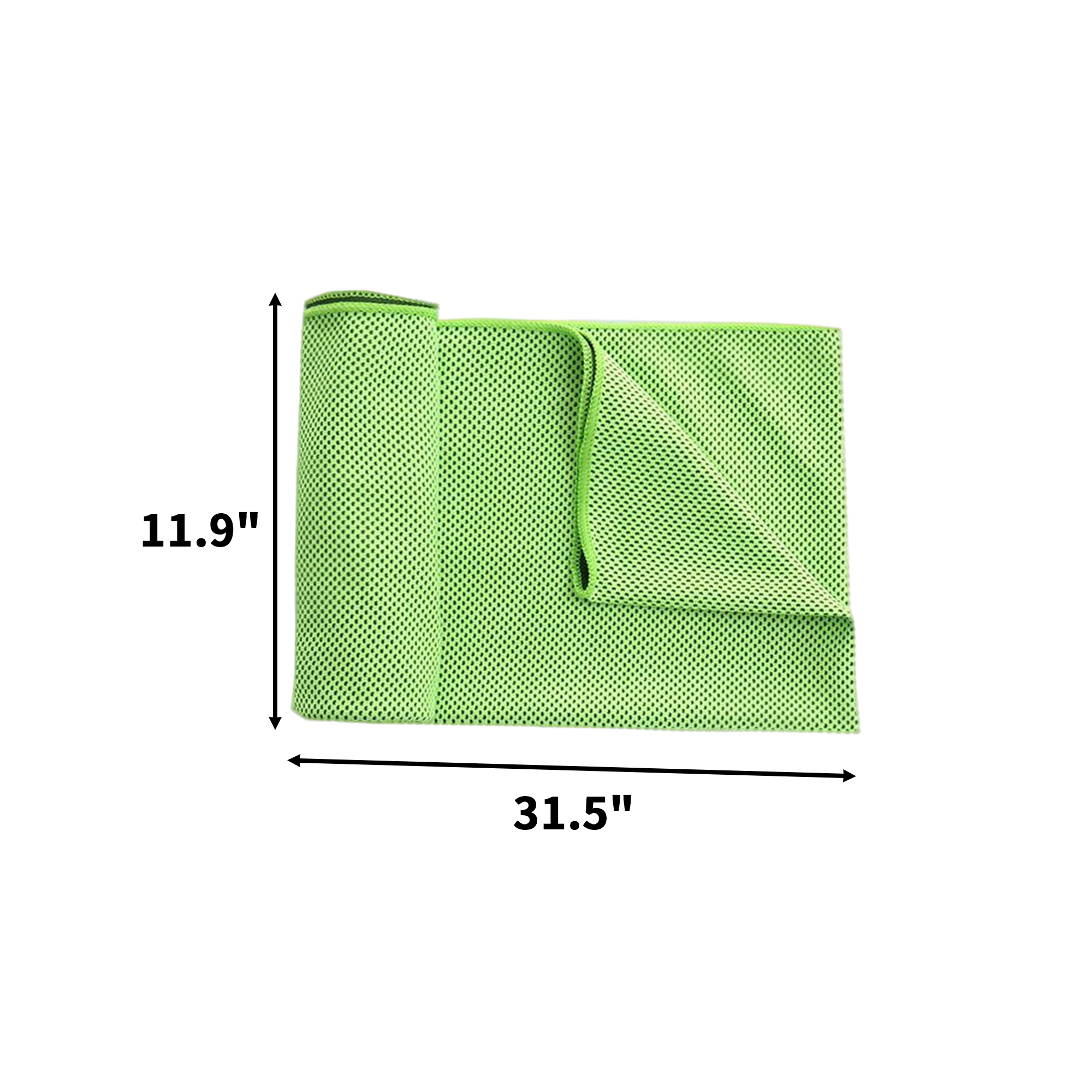 Microfiber Cooling Towel With Plastic Case 31.5" X 11.9" 7