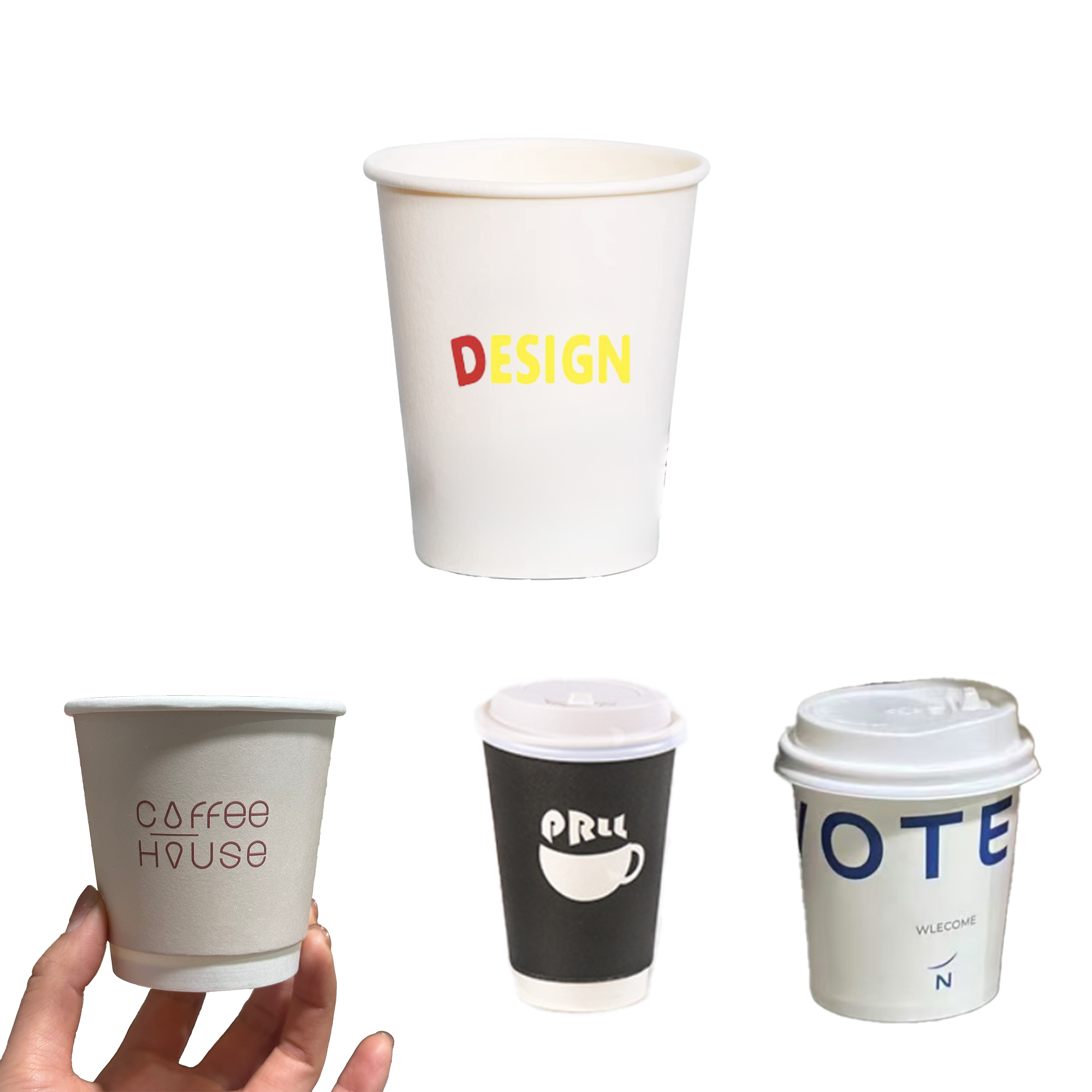 8OZ Custom Full Color Paper Cup 2