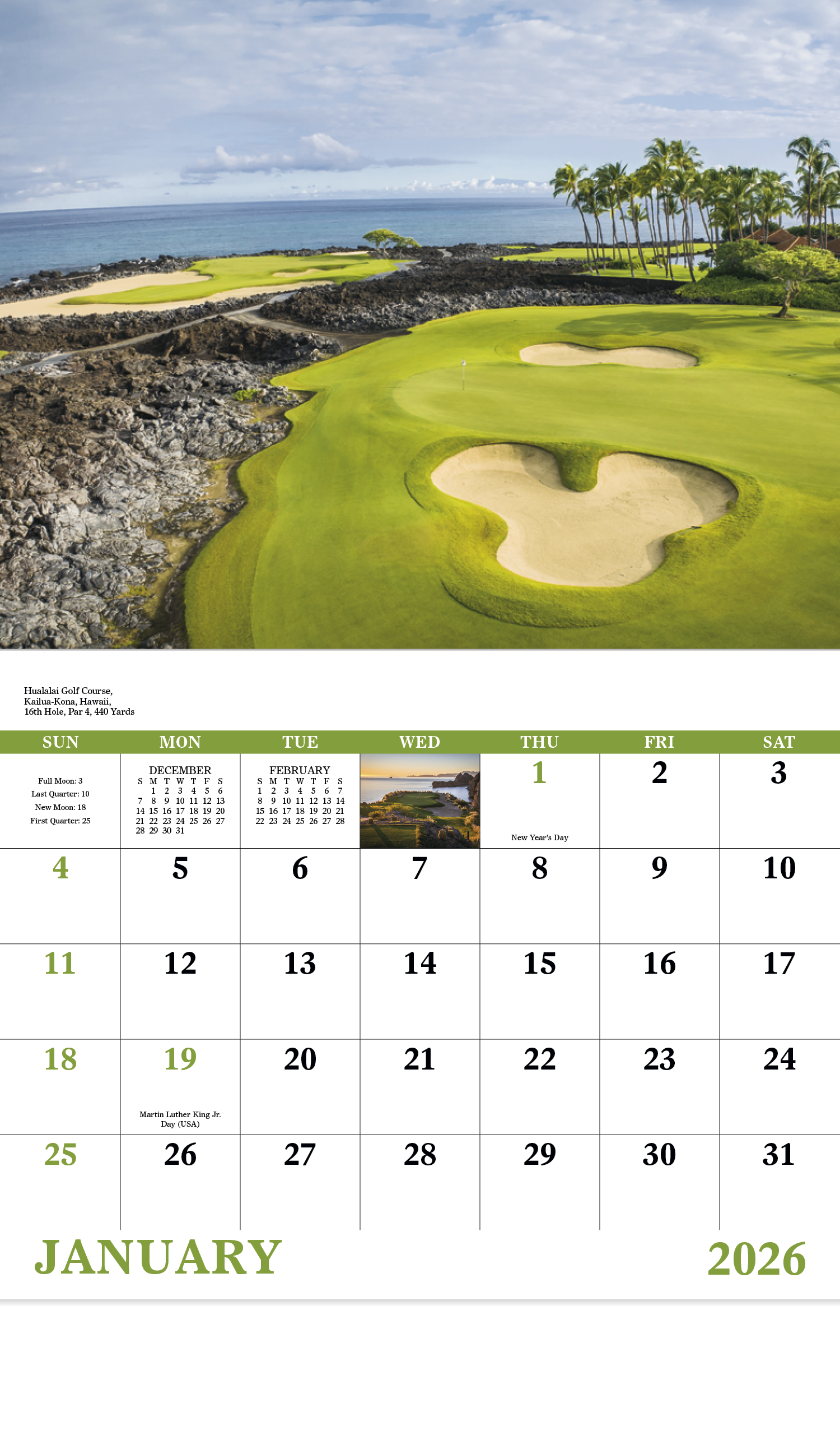Good Value™ Fairways & Greens - Stapled Calendar 35