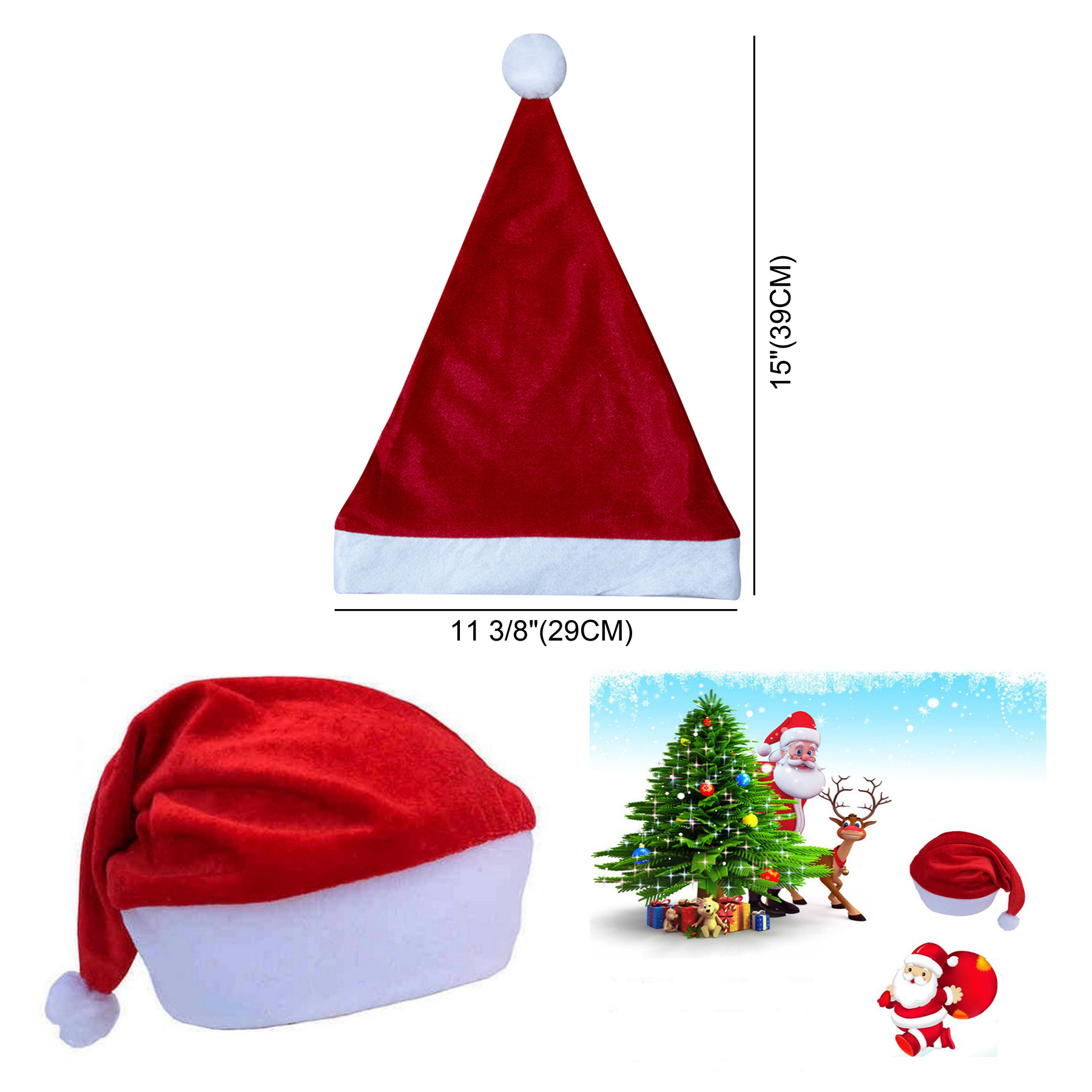 Adult Christmas Santa Hat 2