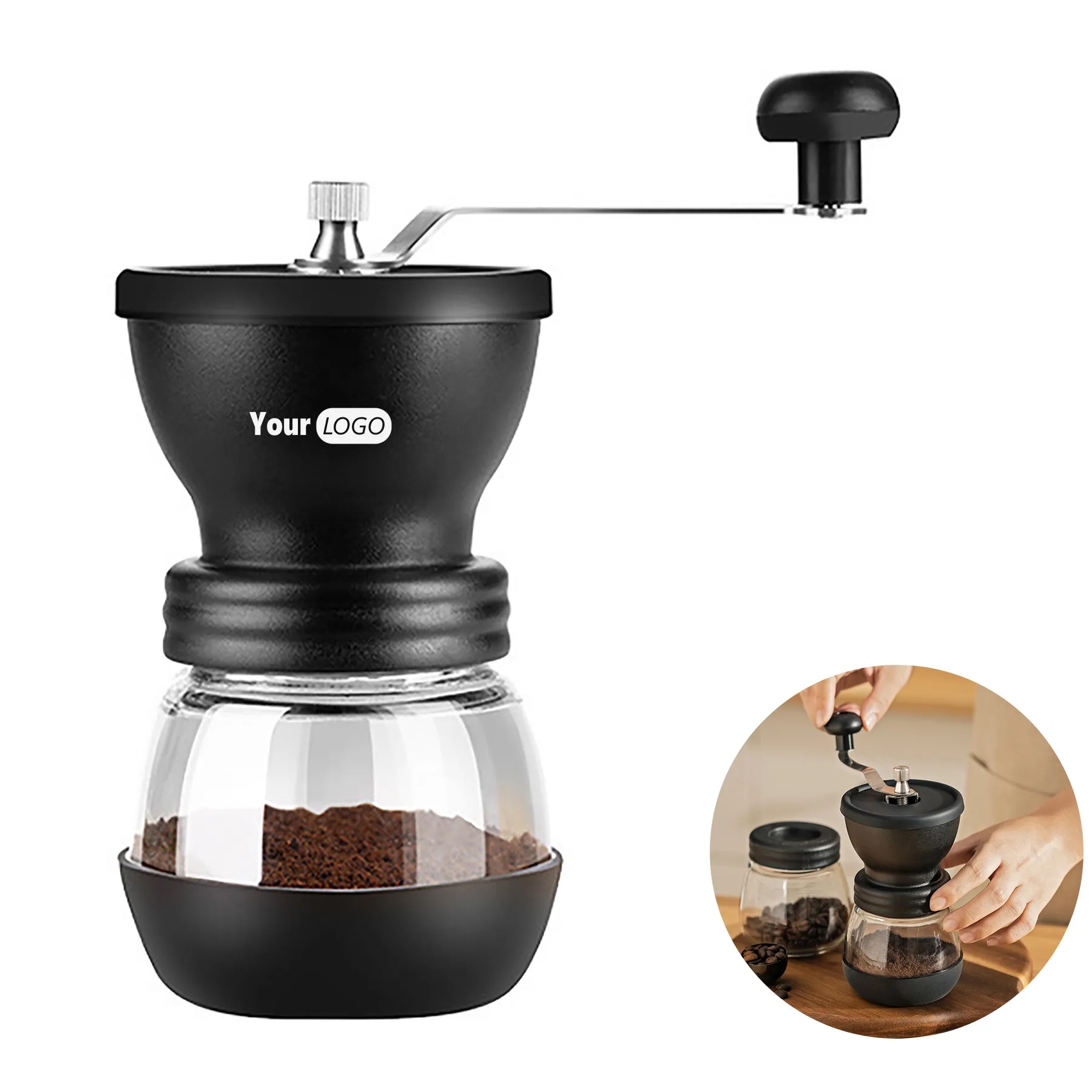 Glass Hand Coffee Grinder 5