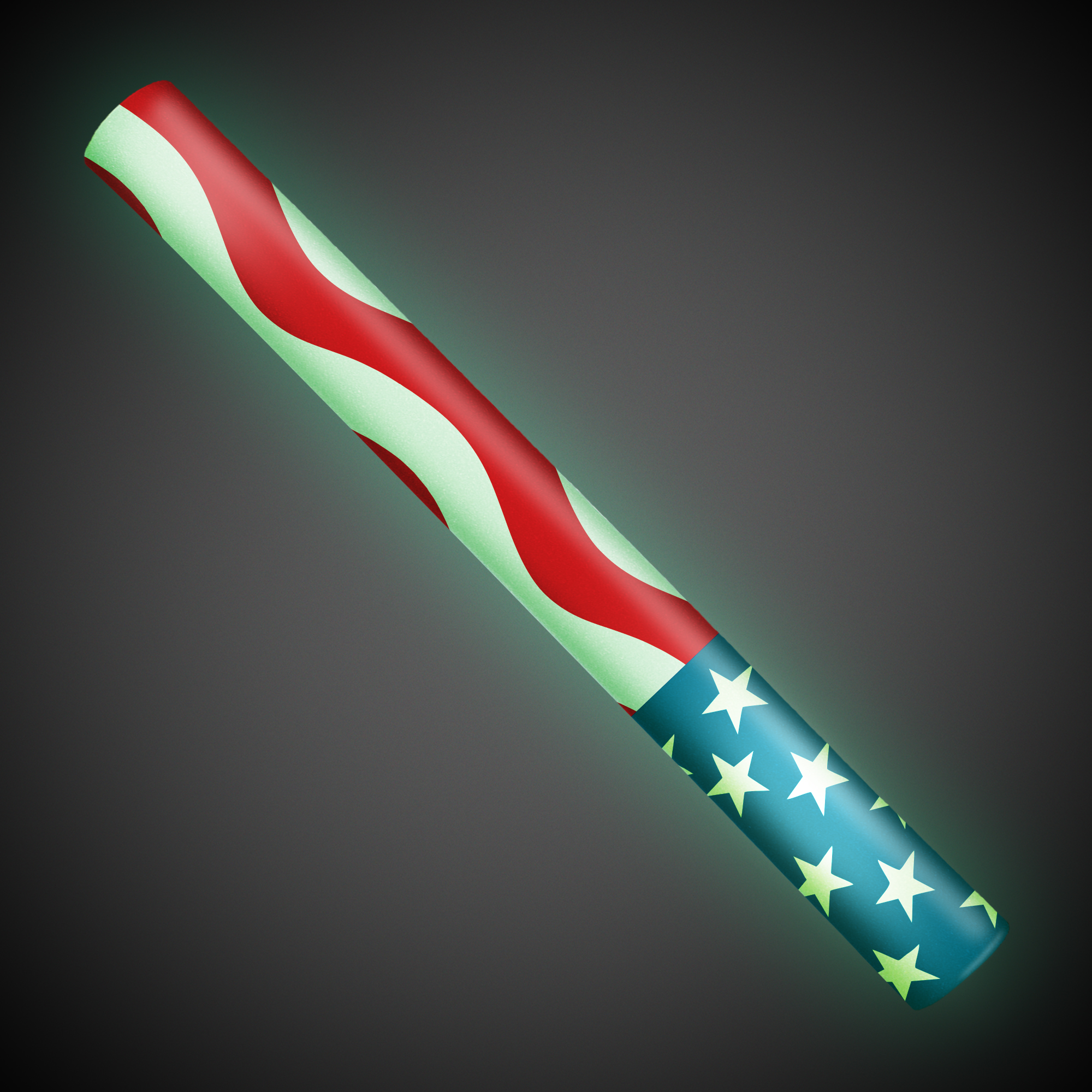 Patriotic 16" Sleeved Light Up LED Glow Lumiton 8