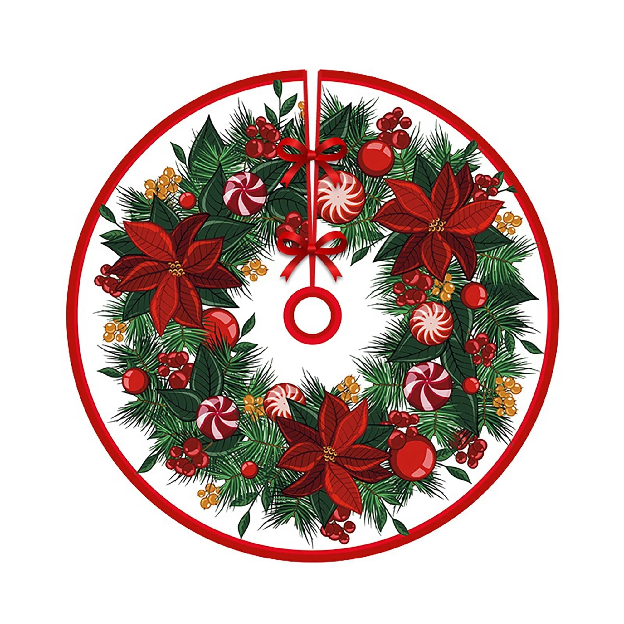Cozy Christmas Tree Skirt MOQ 20 Multiple Sizes Available 28