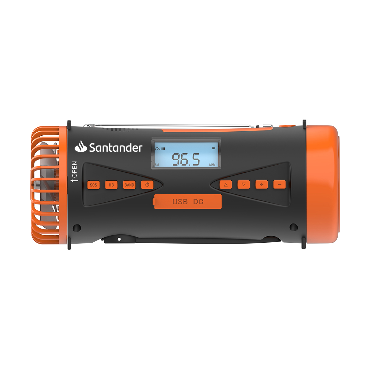 ResQ Emergency Hand Crank Weather Radio – AM/FM/NOAA, Camping Fan & 4000mAh Power Bank 24