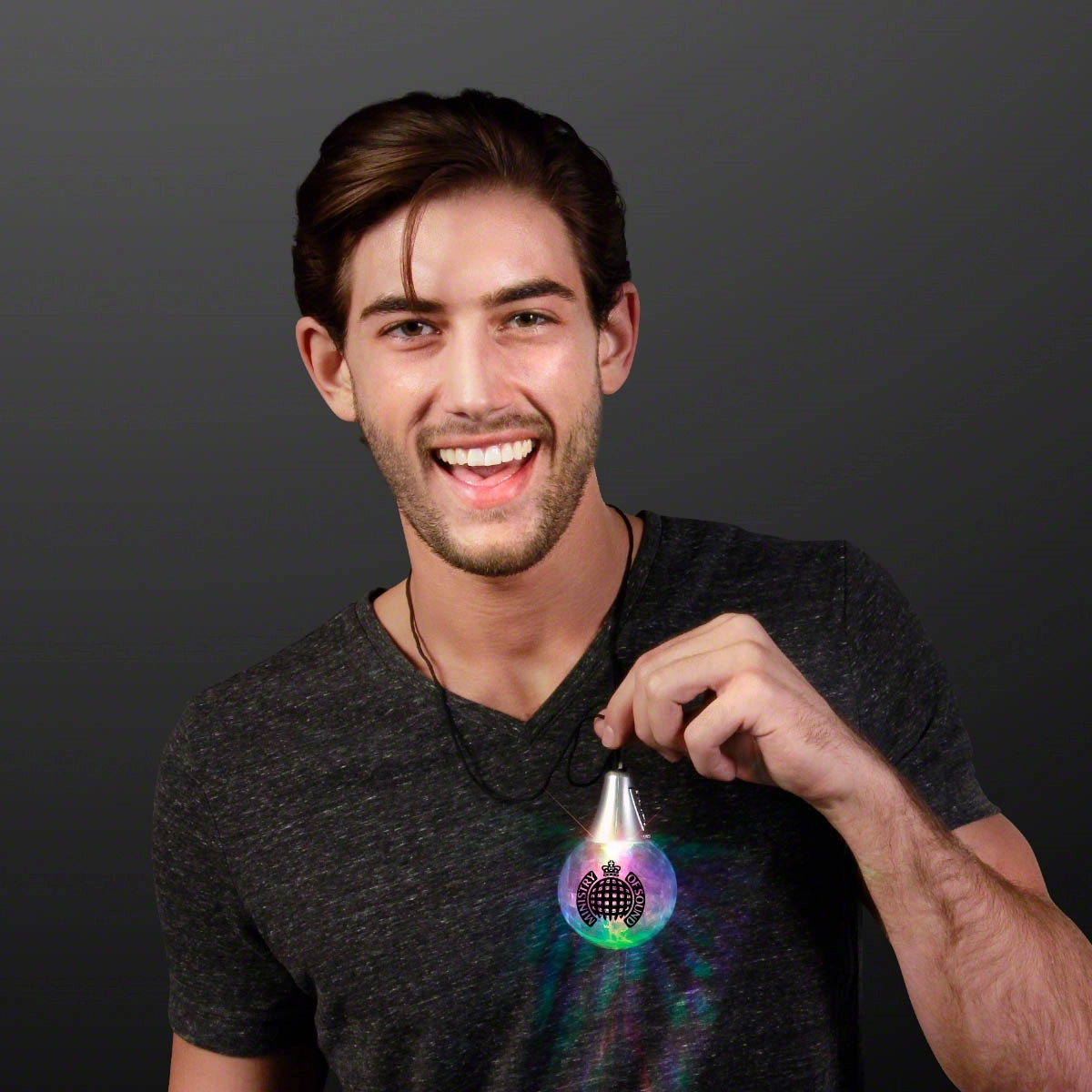 LED Disco Ball Necklace 2