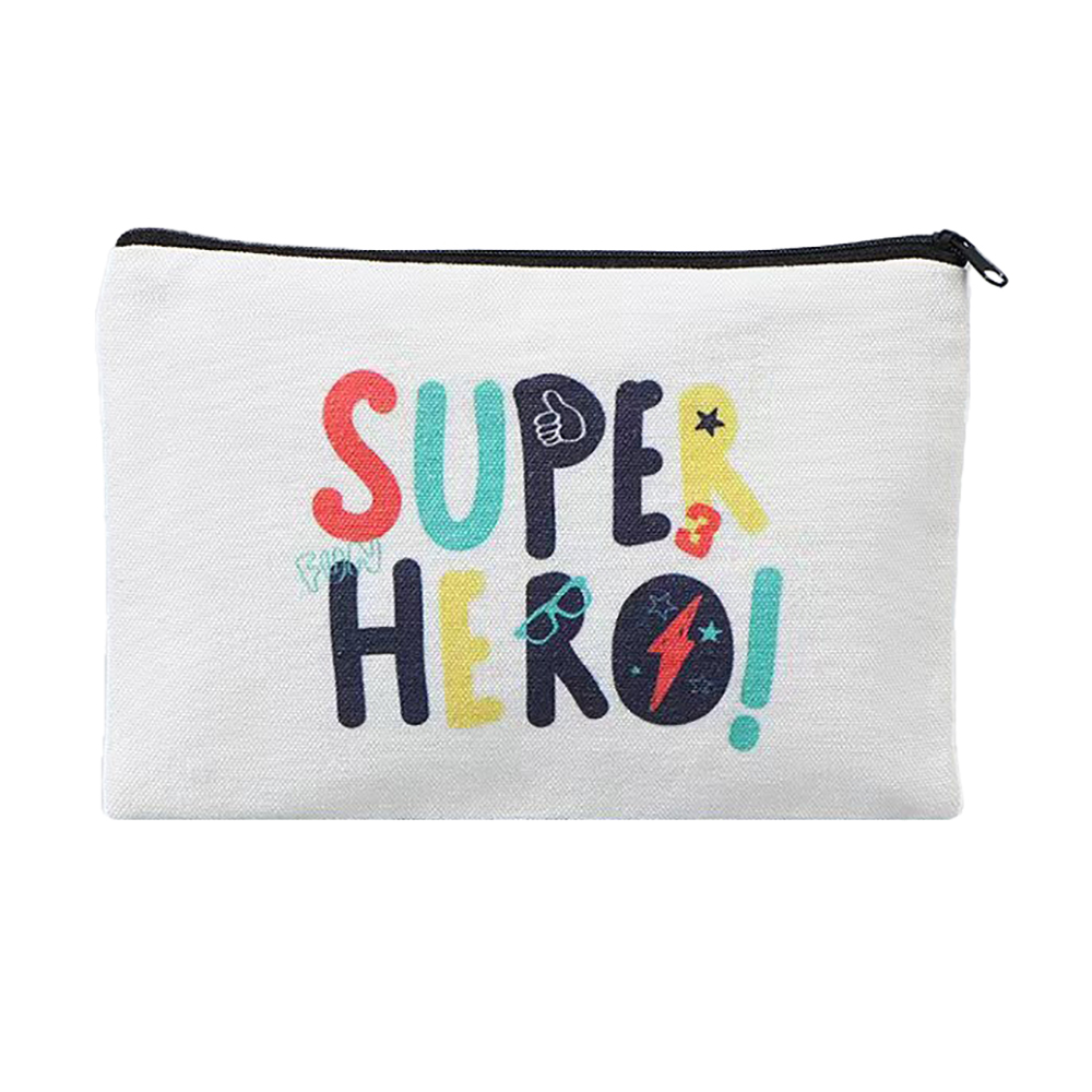 Canvas Colorful Zipper Bags, custom tote bag with logo imprint 8
