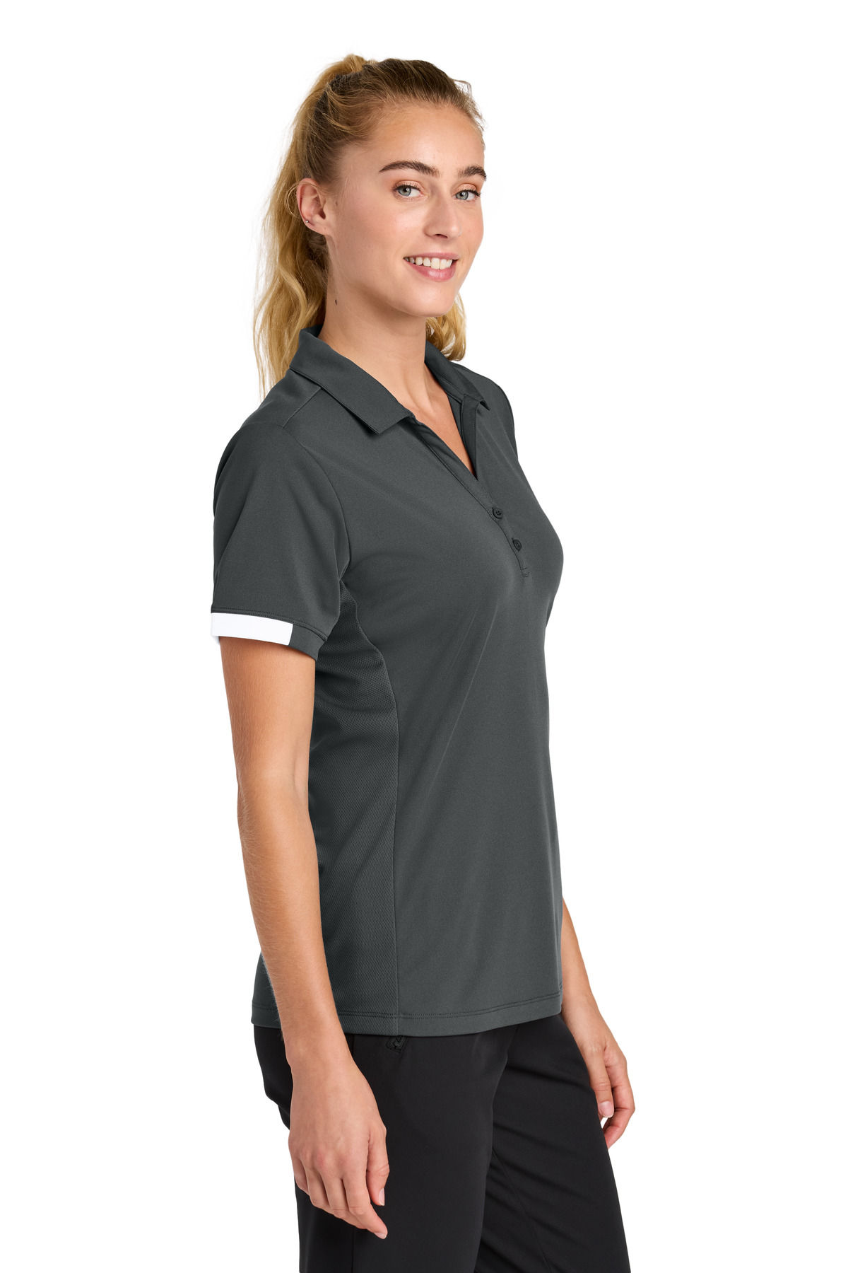 Sport-Tek Women's Club Colorblock Polo LST444 26