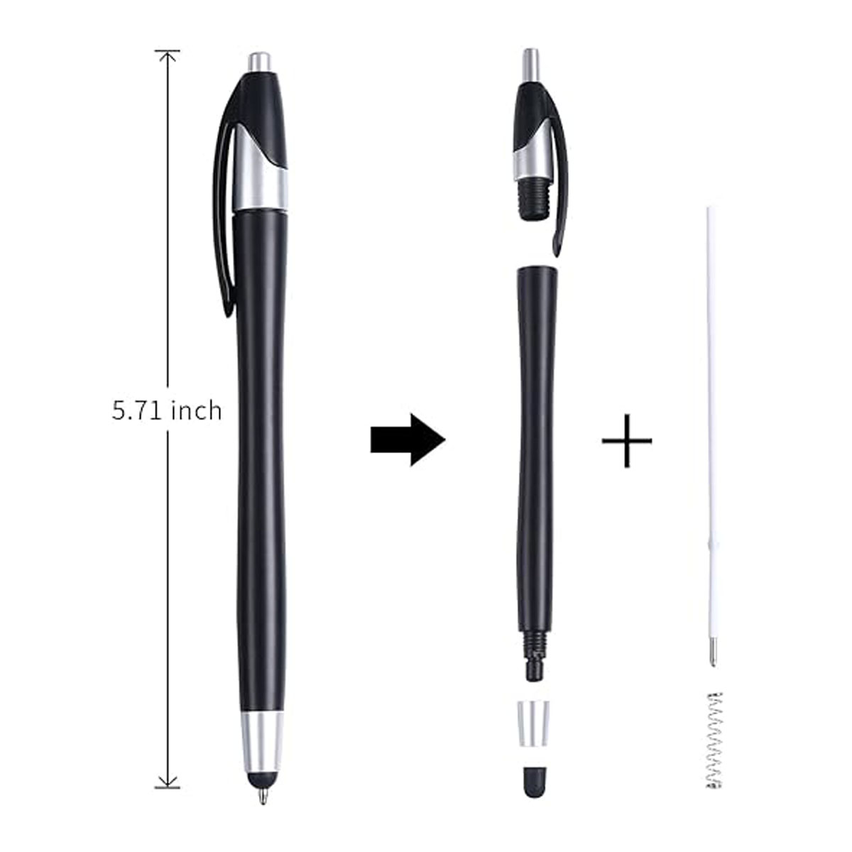 Bullet Stylus Soft Touching Ballpoint Pen 6