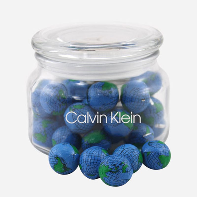 Jar with Chocolate Globes 1