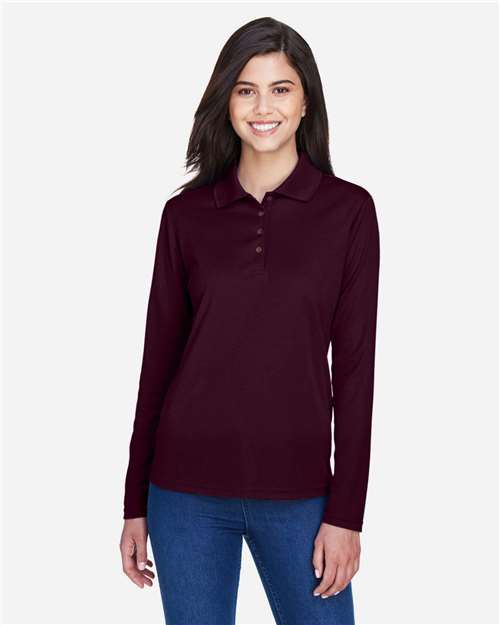 Women's Pinnacle Performance Long Sleeve Piqué Polo - 78192 9