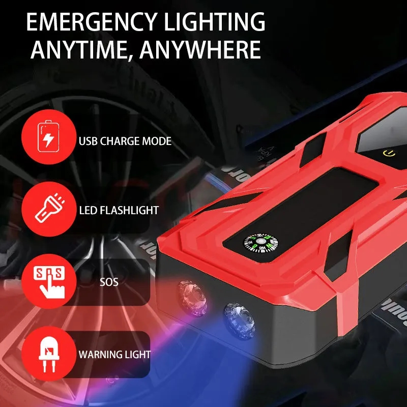 12V Car Jump Starter for up to 6.0L Gasoline or 3.0L Diesel 7