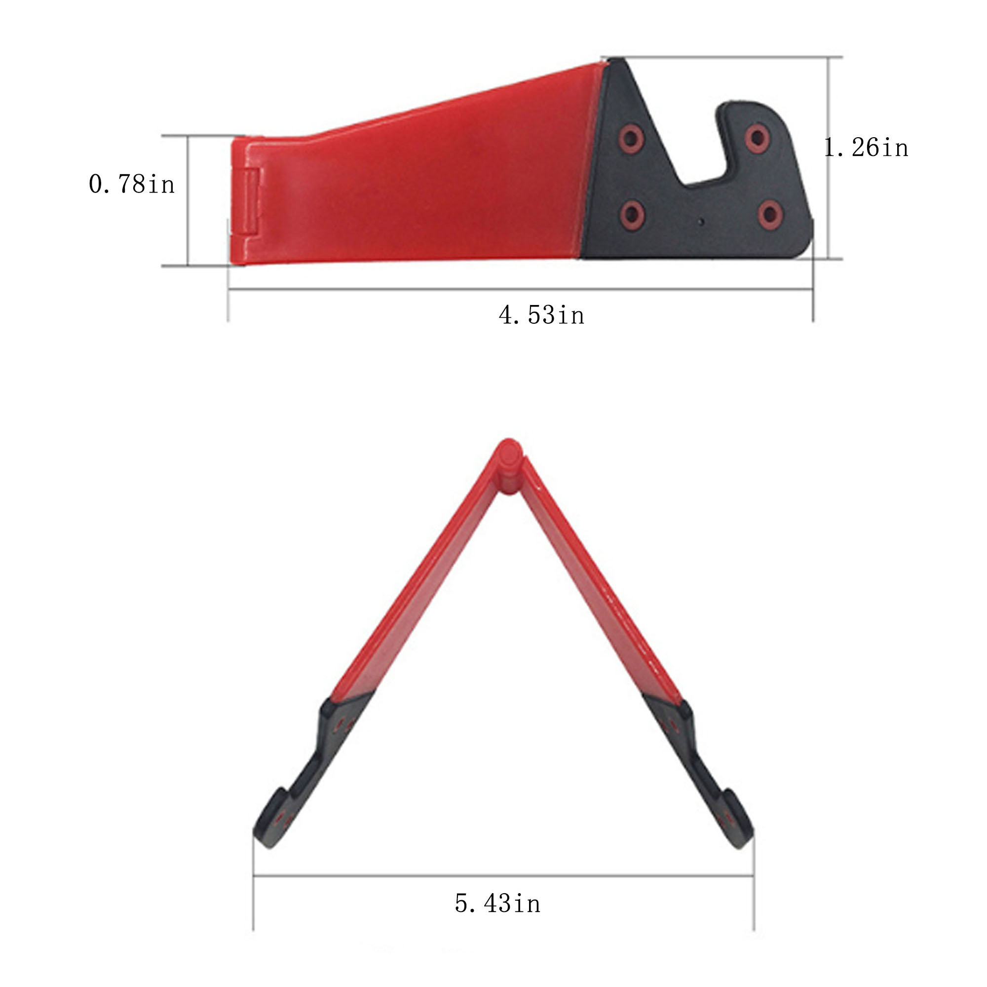 Durable V-Shaped Adjustable Phone & Tablet Stand Holder 1
