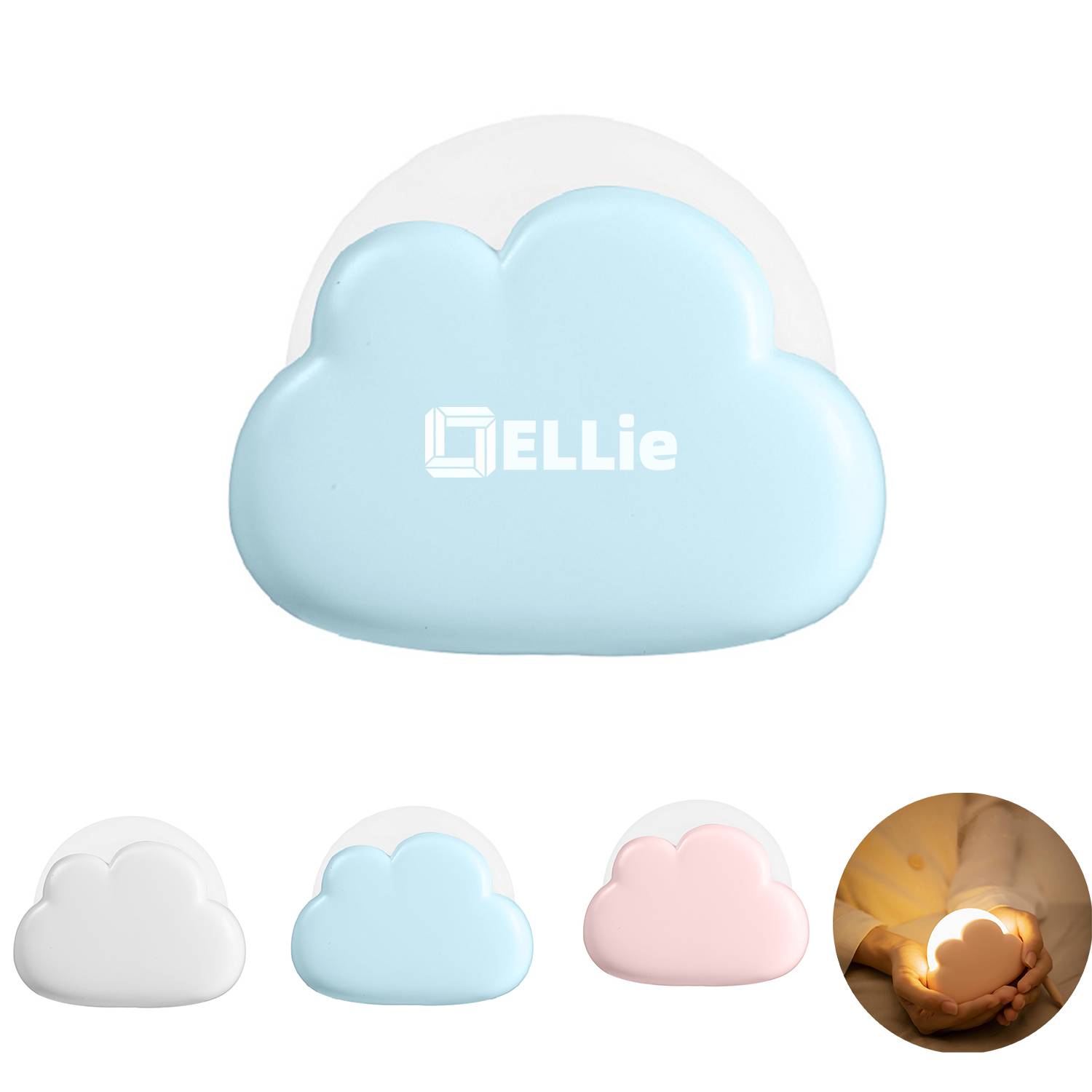 Rechargeable Clouds Shaped ABS Night Light 6