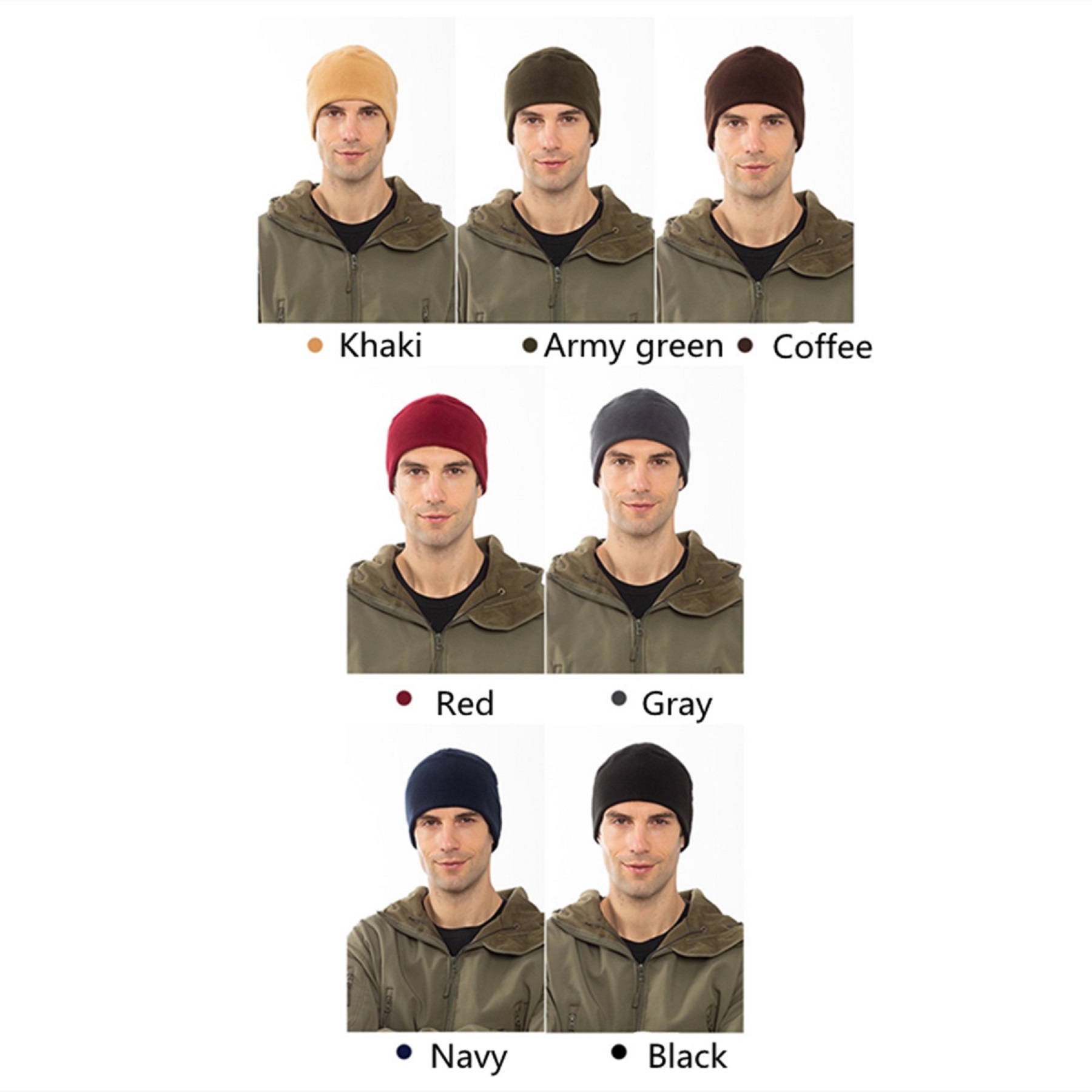 Warm Fleece Winter Beanie Hat for Men and Women 5