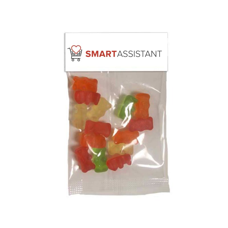 Clever Candy Small Header Bags - Gummy Bears 1