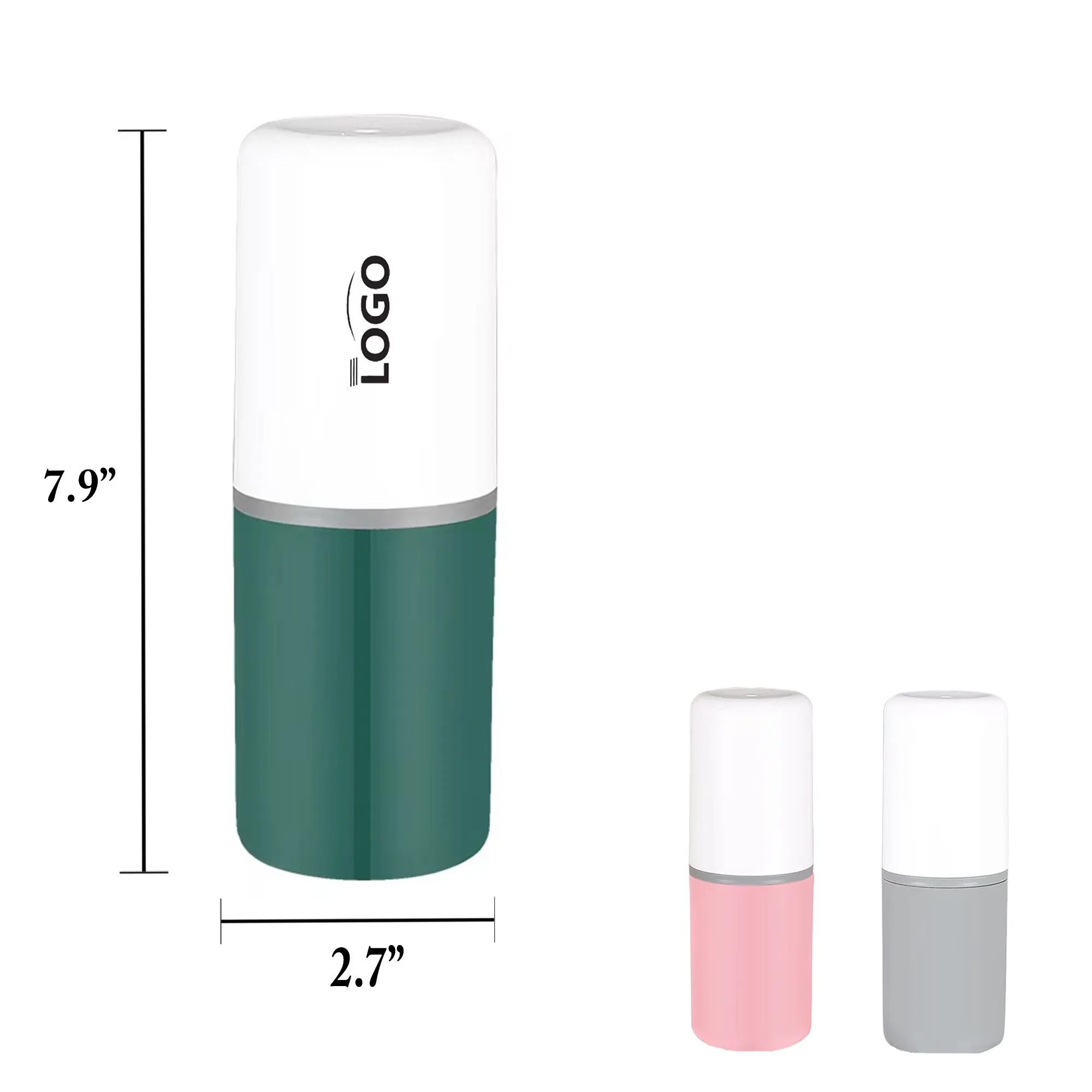 MOQ100 Fashion Travel Toothbrush Holder Cup Portable Utensil 2