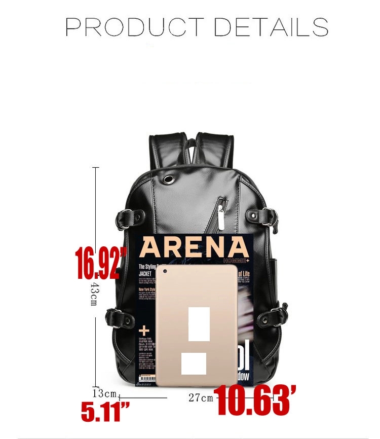 Customized Stylish Backpacks with USB Port 10