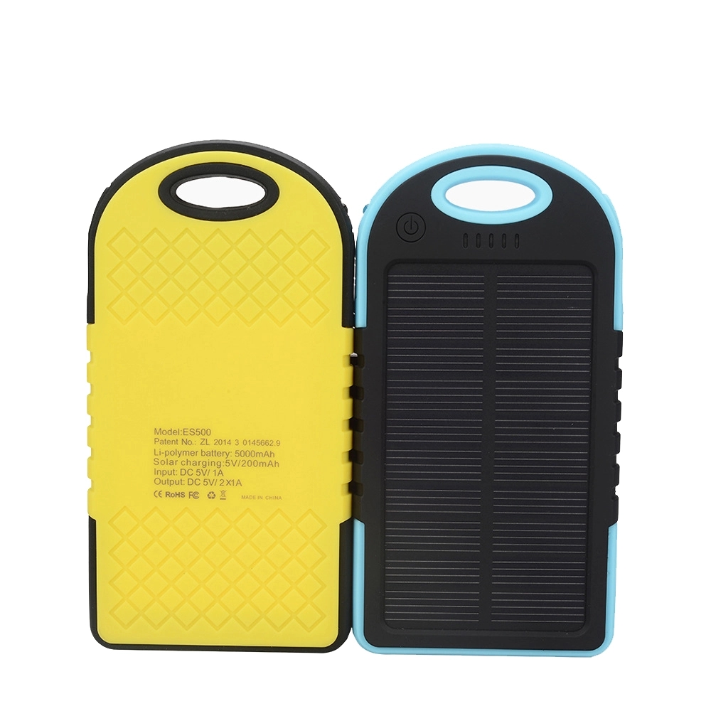 5000mAh Recharger Solar Power Bank with Hook 1