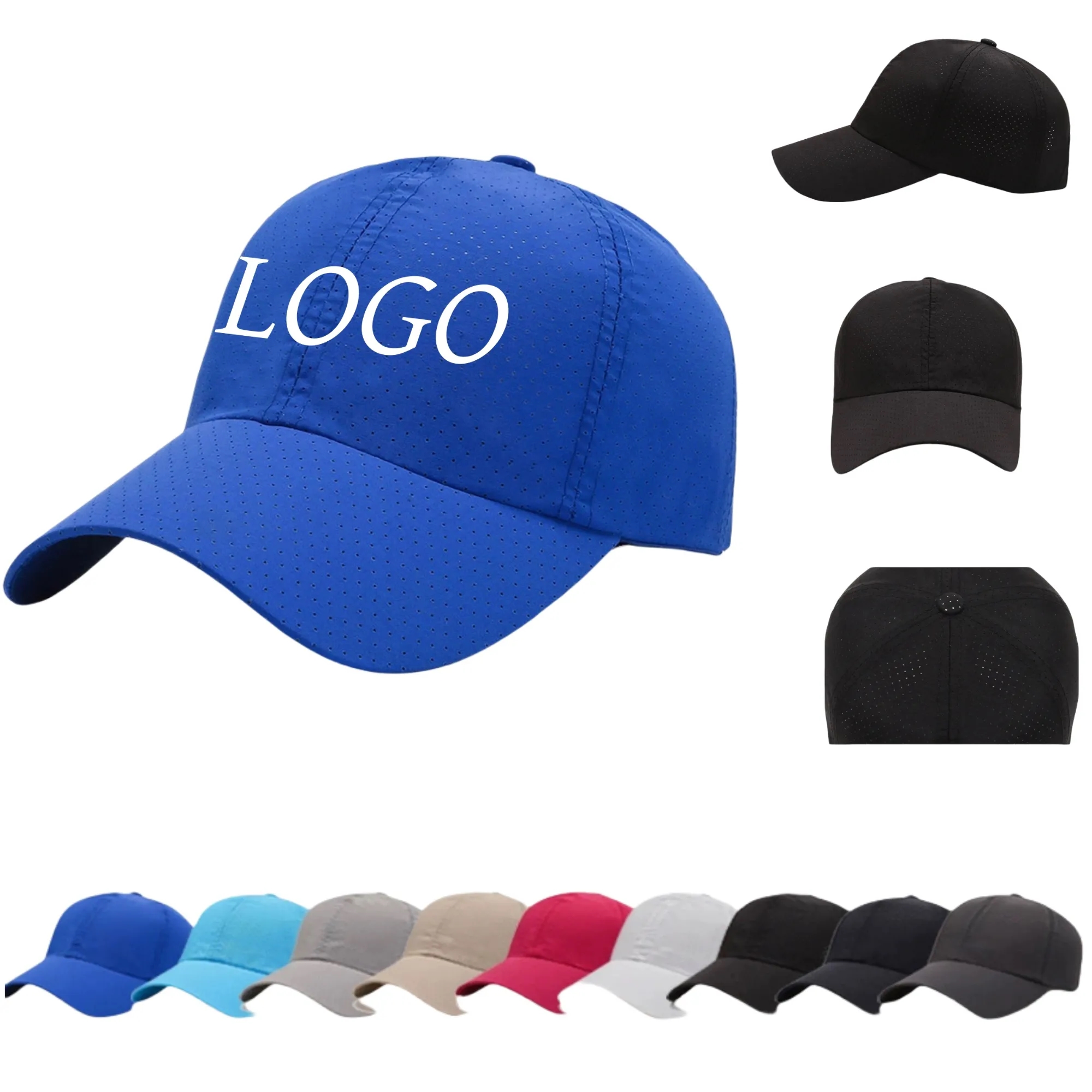 Solid-Color Quick-Drying Baseball Cap 7