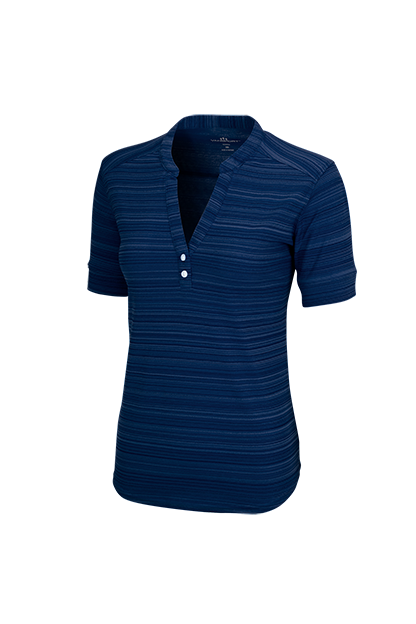 Women's Vansport Strata Textured Henley 26