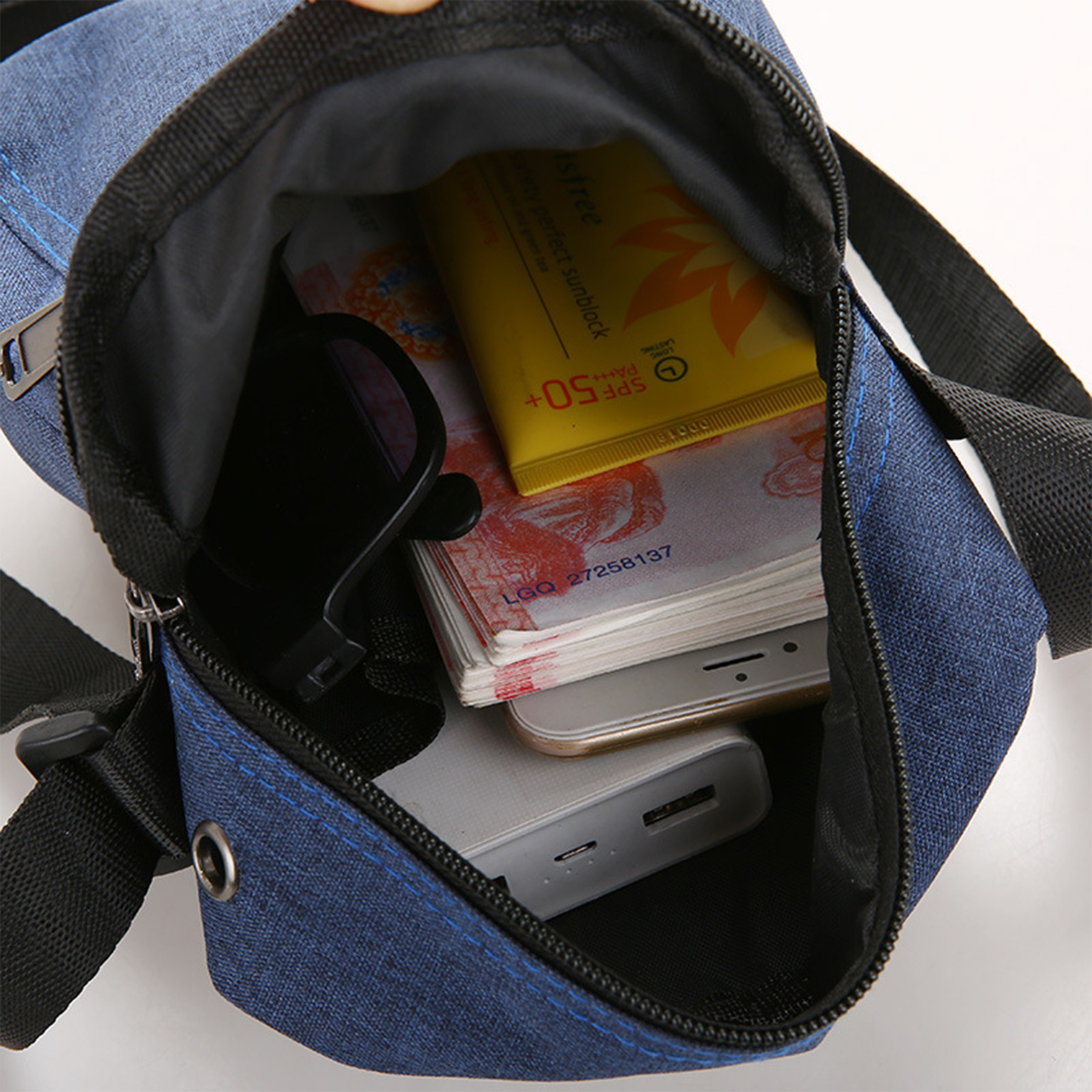 Nylon Men's Casual Shoulder Crossbody Bag 2