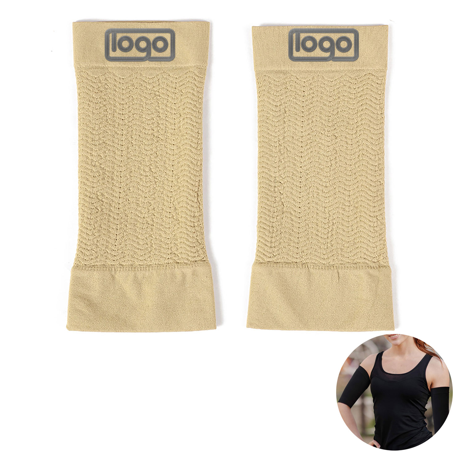 Elastic Fitness Compression Arm Sleeves 2
