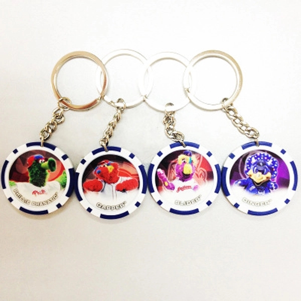 Poker Chip Keychain 2