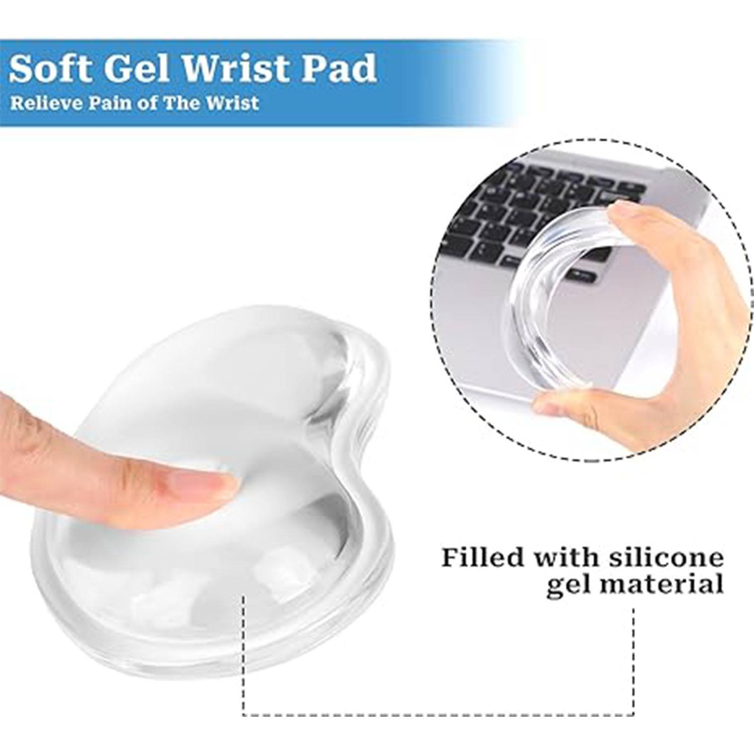 Silicone Wrist Rest Mouse Pad 3