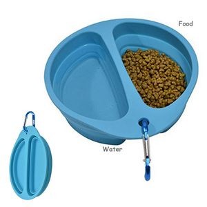 Foldable Stretchable Dual Pet Bowl 10