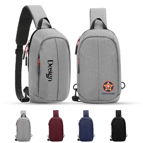 Travel Sling Bag Backpack ( 12" X 6.5" X 4" ) 5