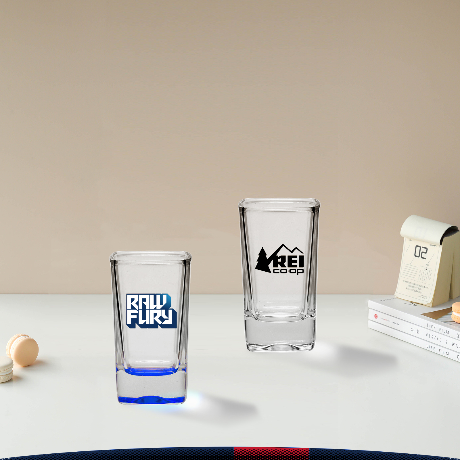 3 oz. Nork Square Shot Glasses 4