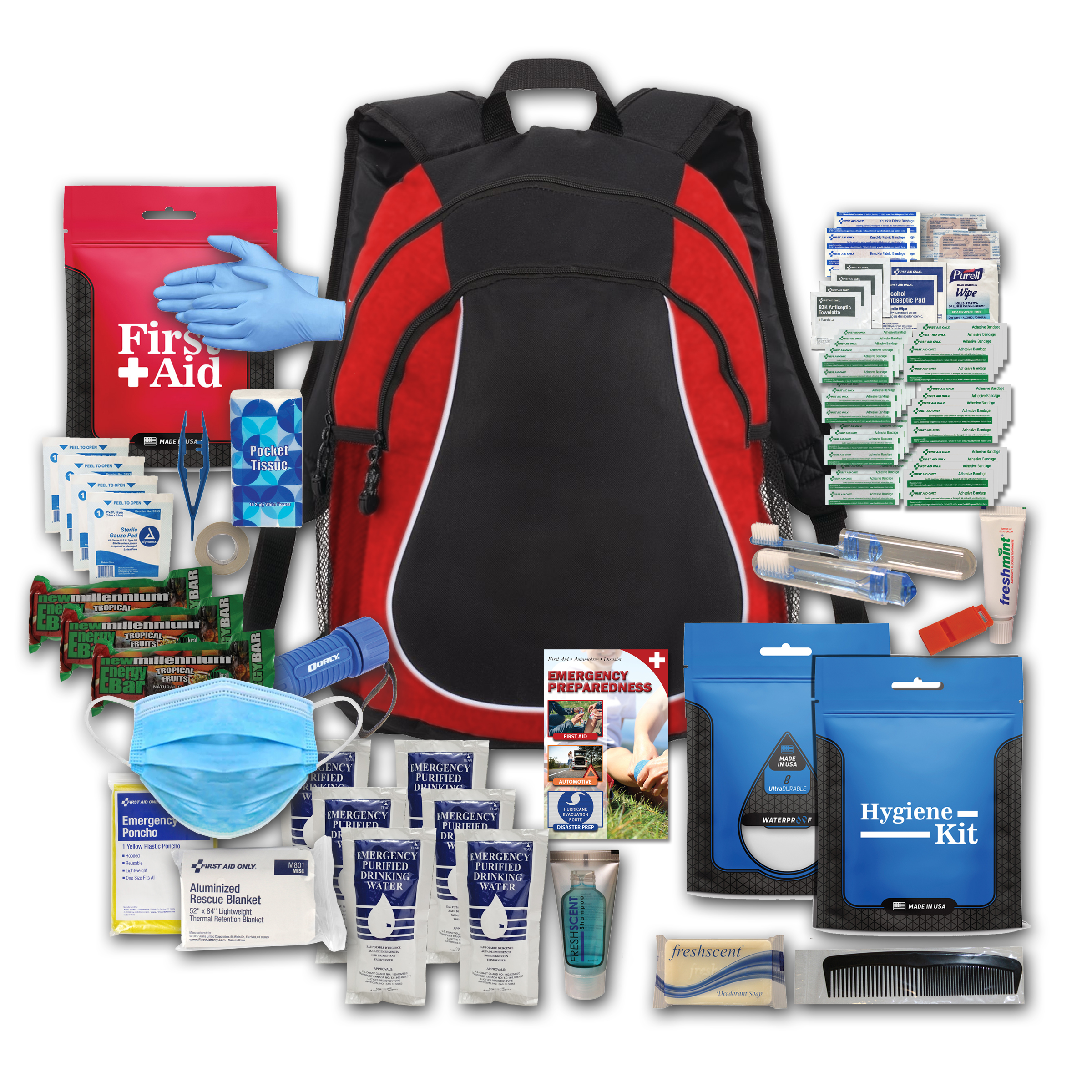 Life Gear Survival Disaster & First Aid Backpack 2.0 5