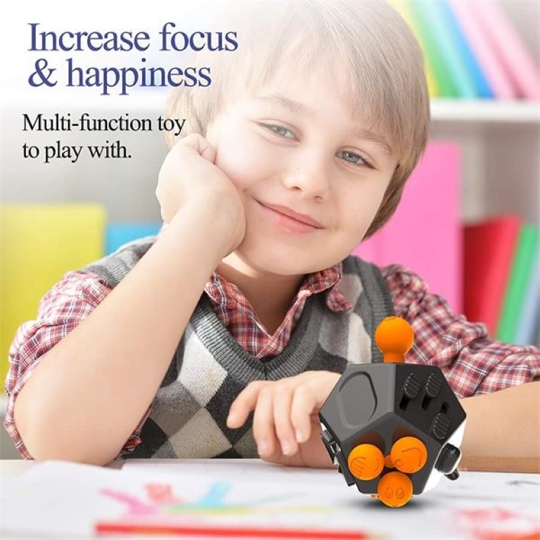 Fidget Dodecagon 12 Side Cube Relieves Stress Anxiety 3