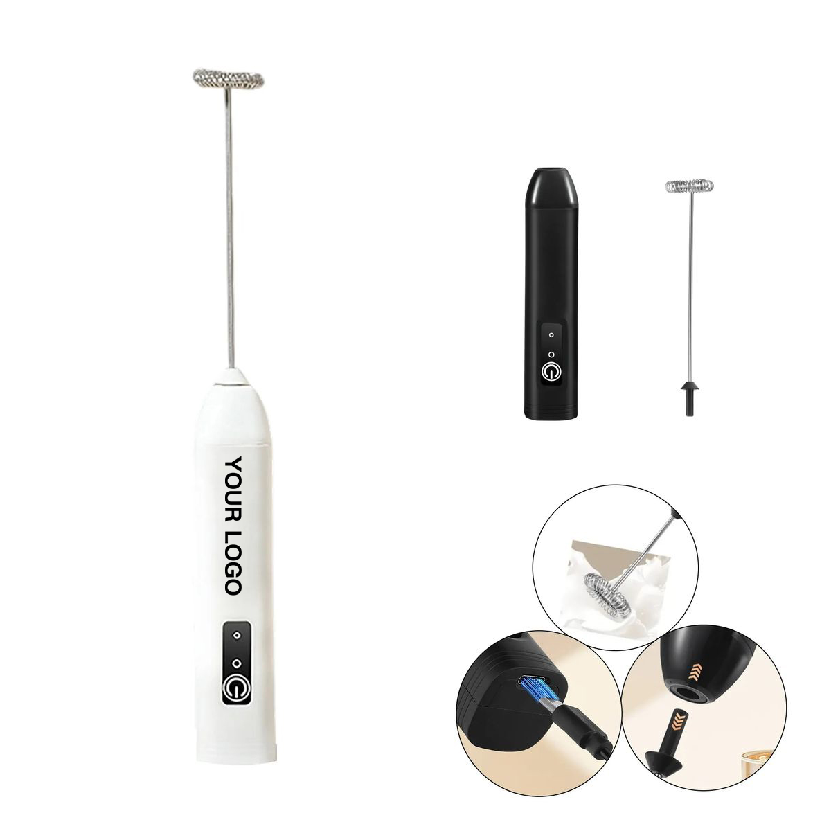 Electric Mixer with Detachable Head and USB C 2