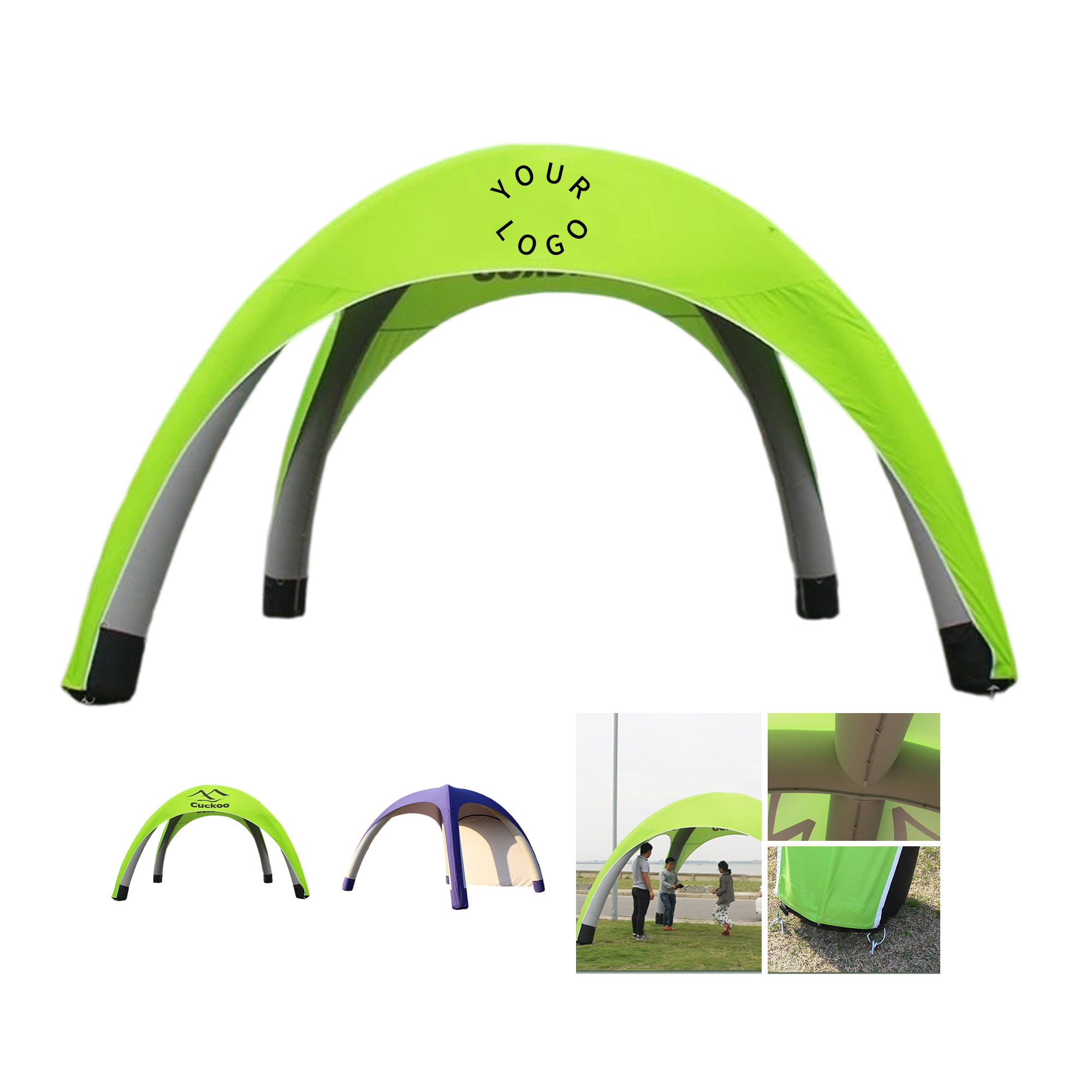 Air Dome Inflatable Tent 10x10 With Pump And Carry Case 2