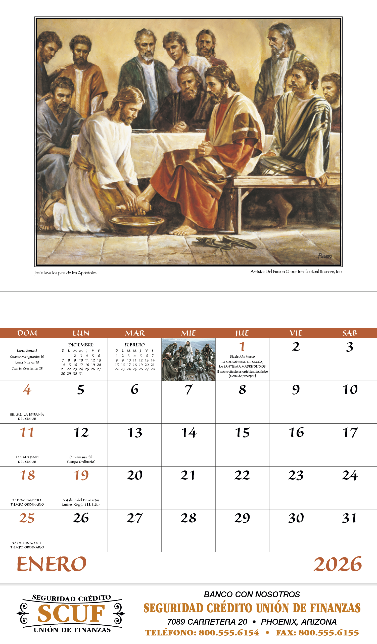 Good Value™ Regalo de Dios - Stapled Calendar 17