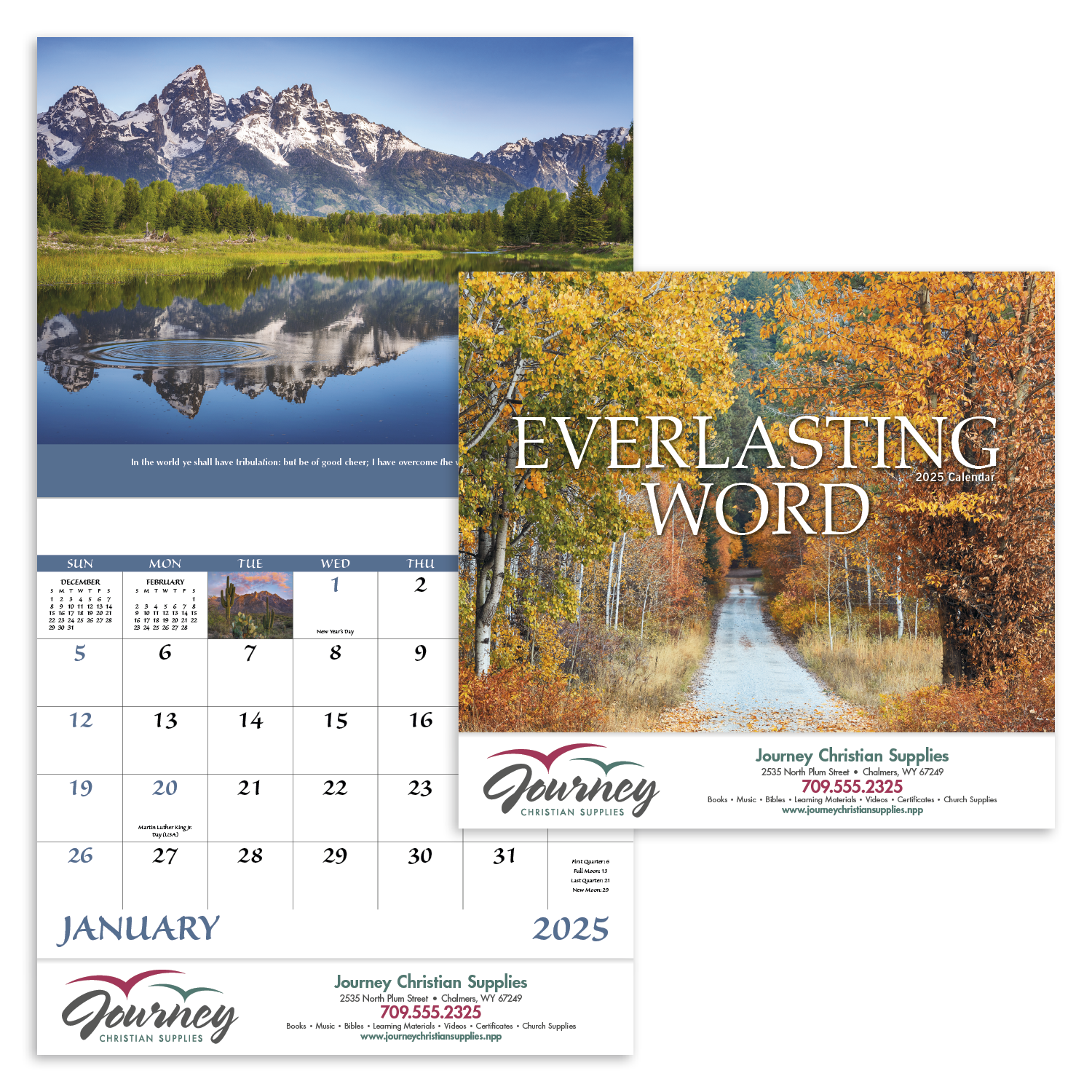 Good Value™ Everlasting Word - Stapled Calendar 34