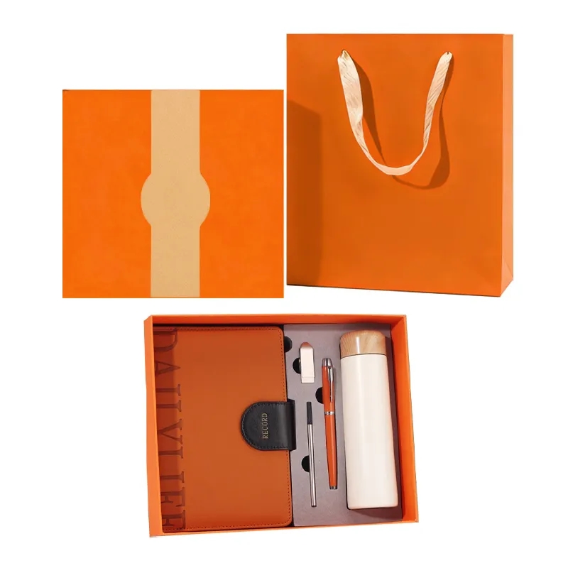 Notebook,Bottle And Usb Drive In Gift Box 5