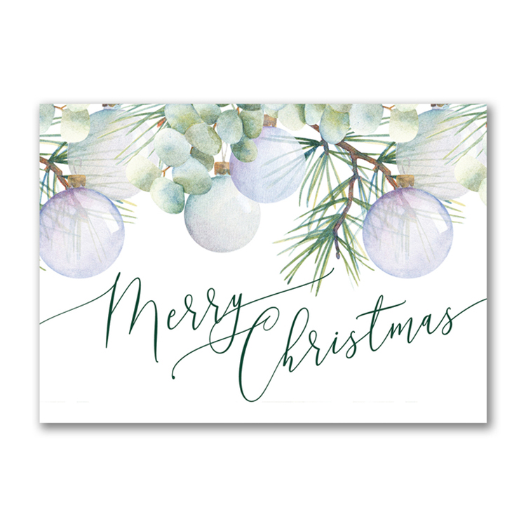Hunter Watercolor Holiday Card 2