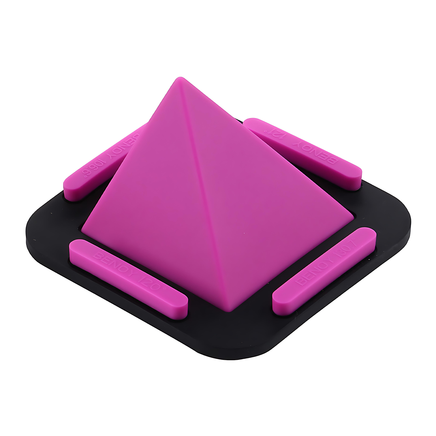Pyramid-Shaped Silicone Phone Holder – Adjustable Angle 2