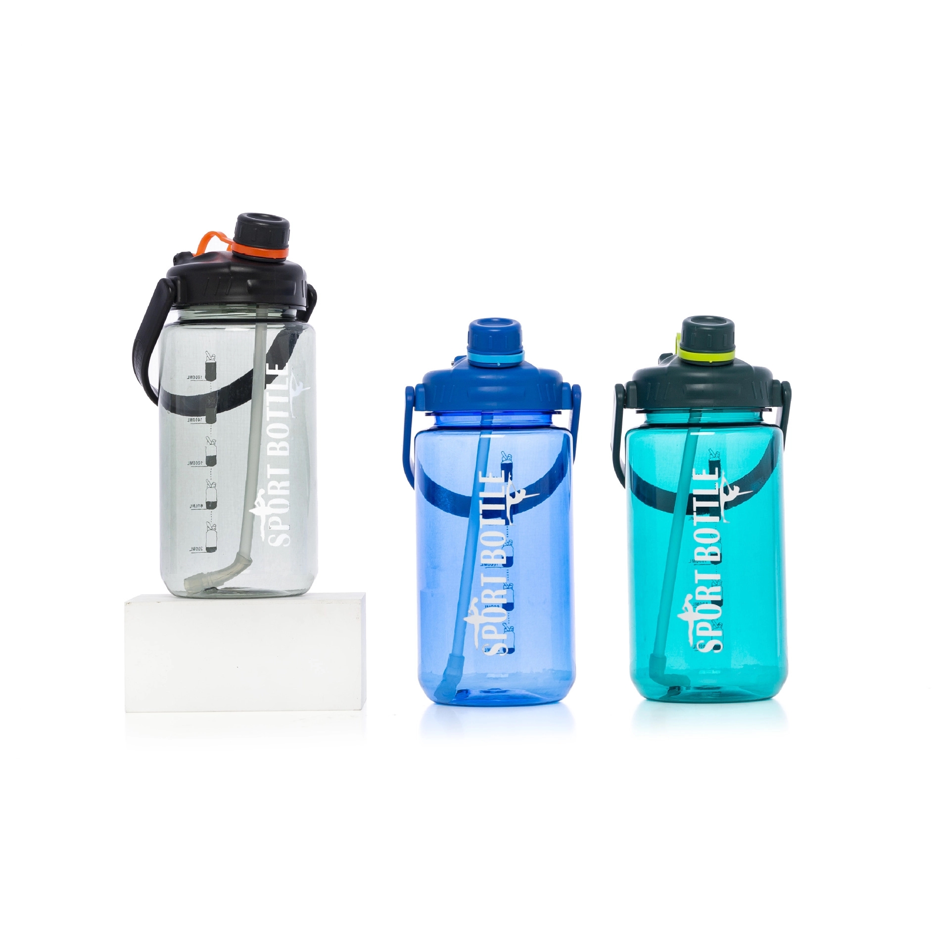 Sport Bottle With Staw 2
