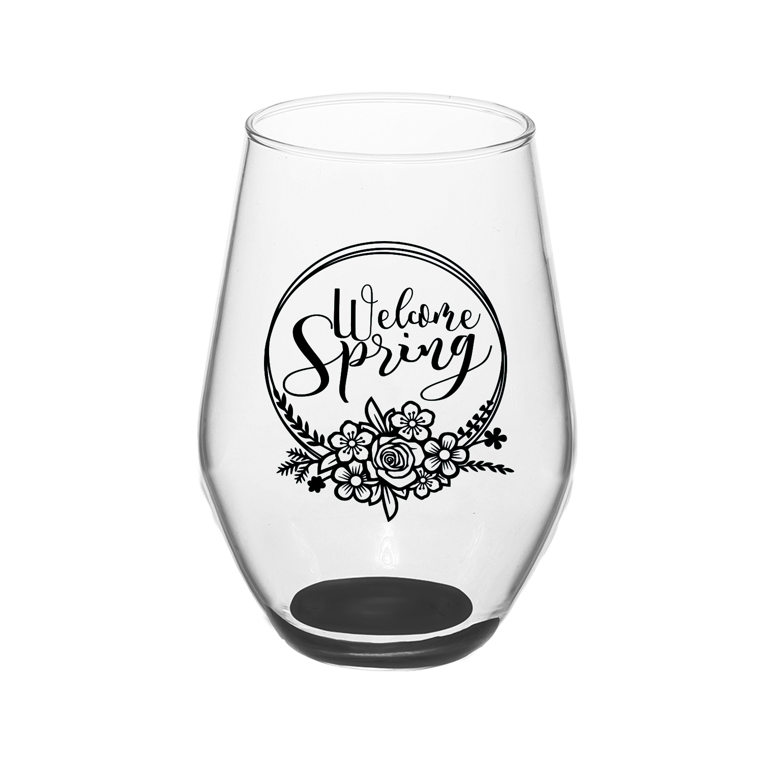 19oz Brigid Stemless Red Wine Glasses (1 Color) 5