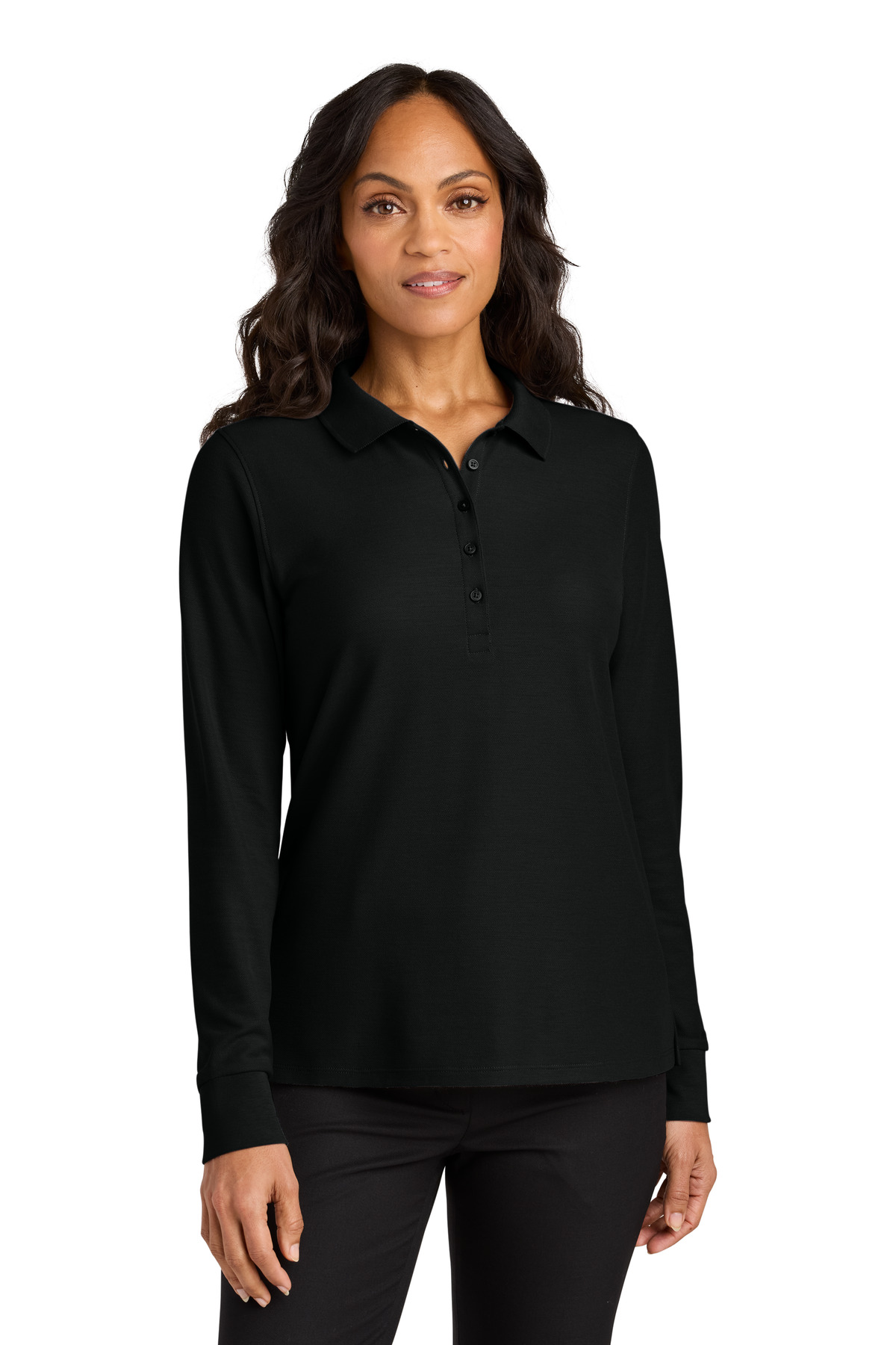 Port Authority Women's Wearever Signature Pique Long Sleeve Polo LK200LS 4