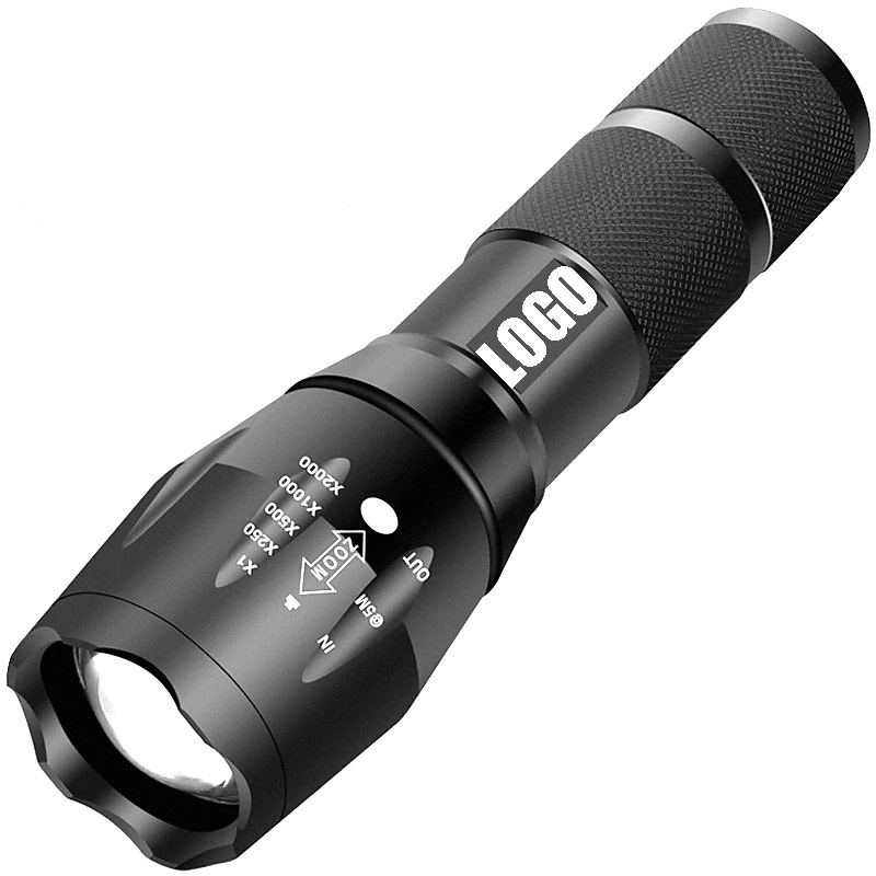 Custom Rechargeable Zoomable Flashlights 6