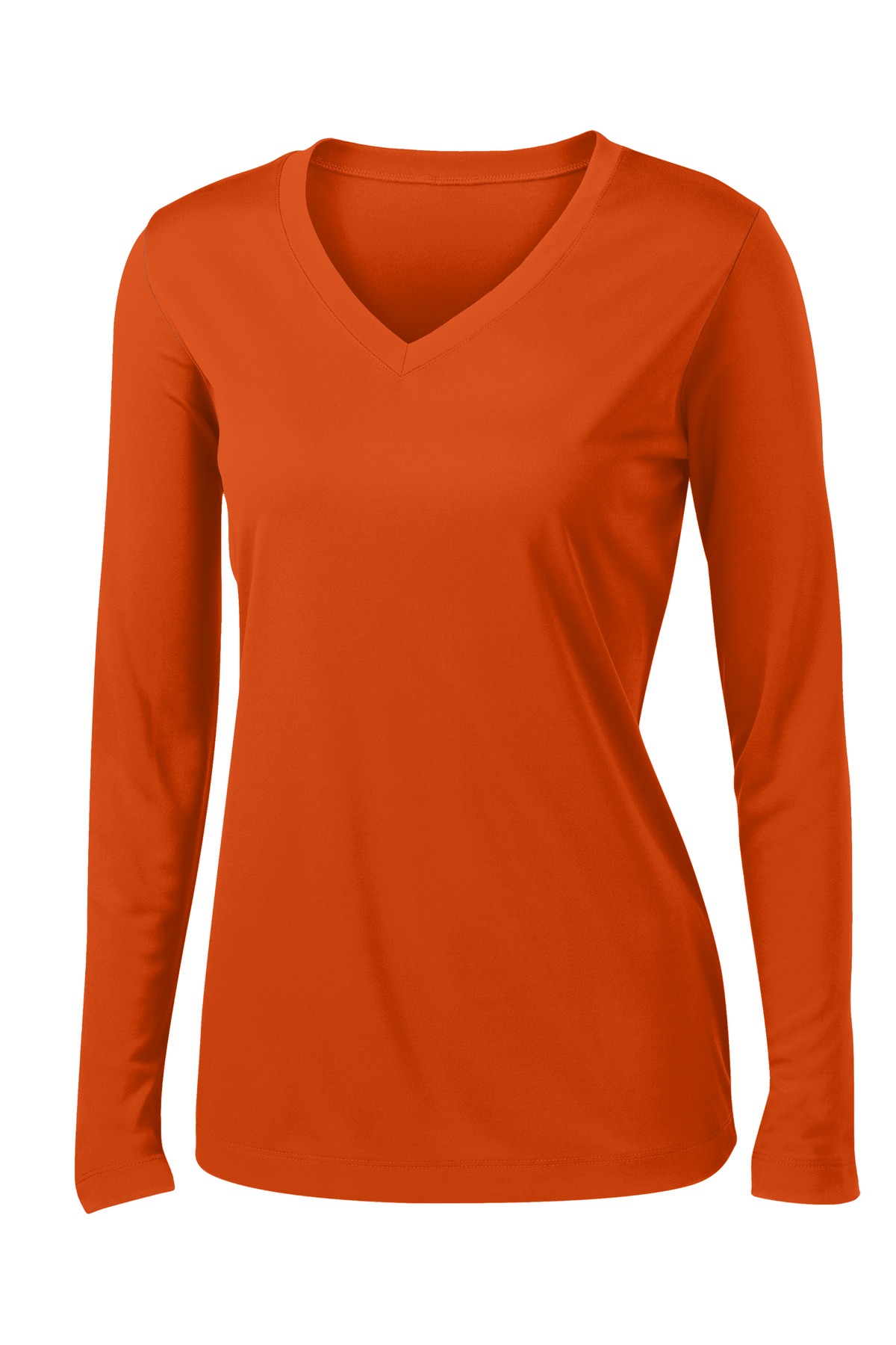 Sport-Tek Women's Long Sleeve PosiCharge Competitor V-Neck Tee. LST353LS 54
