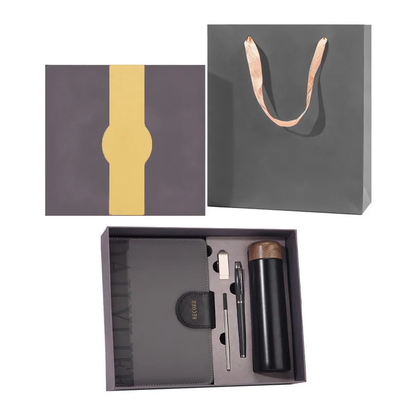 Notebook,Bottle And Usb Drive In Gift Box 2